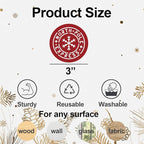 Small Christmas Stencils for Crafts Reusable 3inch Christmas Stencil Holiday - Image 2