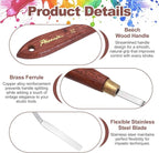 MECCANIXITY Pack of 1 Palette Knife No.32, 8.3" Long Palette Knives - Image 3