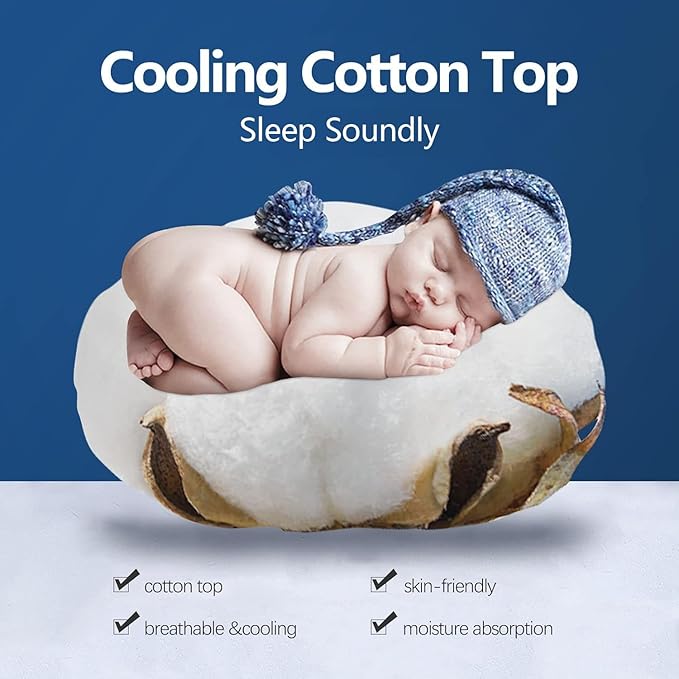 COONP Full Mattress Topper, Extra Thick Pillowtop, Cooling Plush Mattress Pad - Image 3