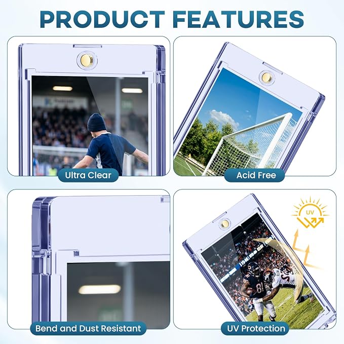 128ct Magnetic Card Holders, 35pt One Touch Card Holder, U-V Protection Hard - Image 3