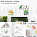 AUREUO Mini Magnetic Stretched Canvas 2.5x2.5 Inch / 24 Pack - Image 6