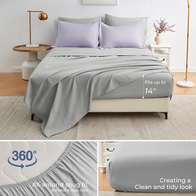 Sasttie Full Size Comforter Sets, 7 Pieces Reversible Bed in a Bag Full - Image 5