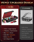 MoKo Trading Card Storage Box for MTG, 3900+Capacity, Top Loaders Organizer Case - Image 4