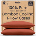 Bambaw 100% Viscose Derived from Bamboo Pillowcases King Size – Set of 2 by Bambaw