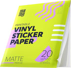 Premium Printable Vinyl Sticker Paper by SMALLSMILE