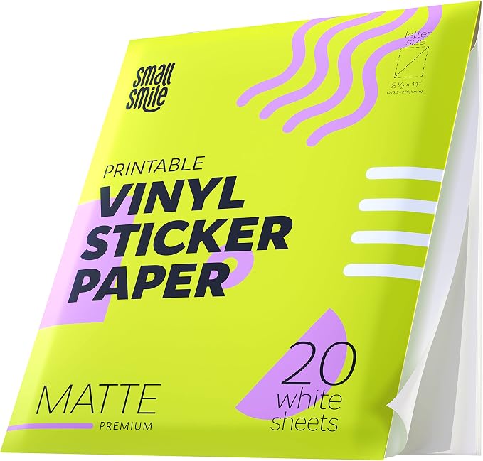 Premium Printable Vinyl Sticker Paper by SMALLSMILE