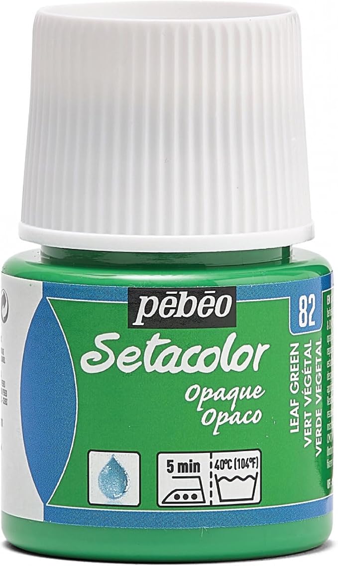 PEBEO Setacolor Opaque Fabric Paint, Leaf Green by Unknown