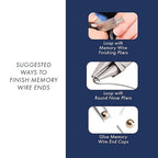 Beadalon Carbon Steel Memory Wire, Oval Bracelet, 0.35 oz, Approx. 23 coils - Image 3