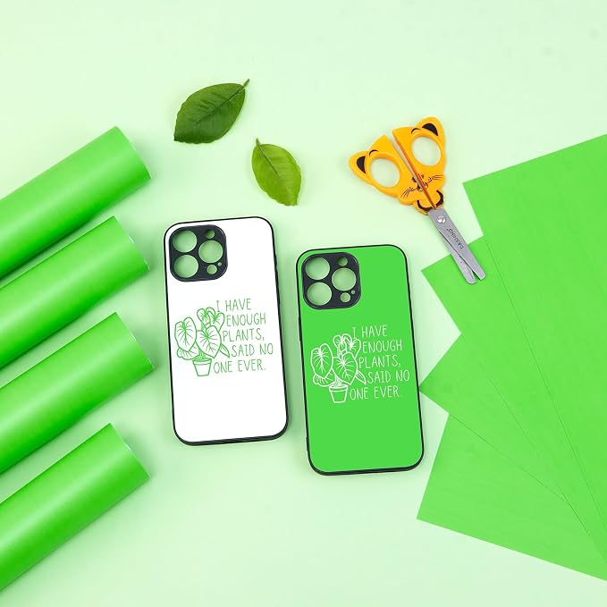 Tintnut Lime Green Permanent Vinyl Self Adhesive Vinyl 8 Sheets 12''x10'' | - Image 7