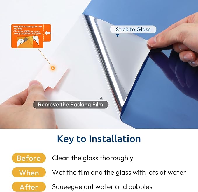 rabbitgoo Window Privacy Film One Way Window Tint - Image 8