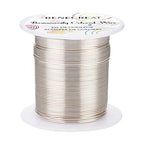 BENECREAT 20 Gauge 32 Yards Silver Jewelry Wire by BENECREAT