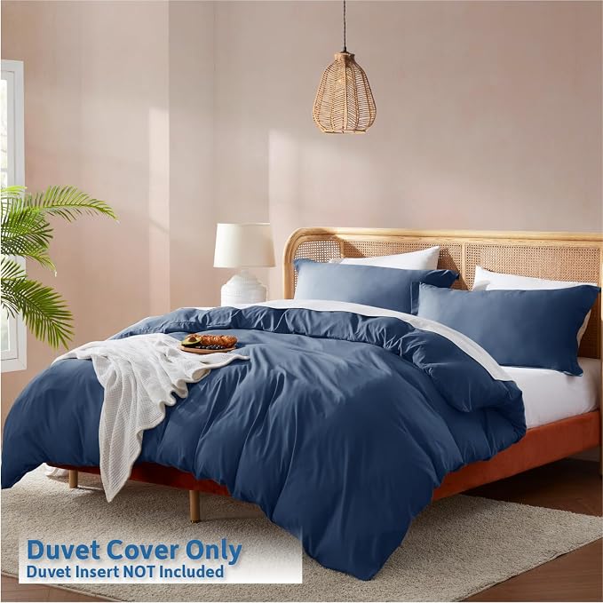 Nestl Navy Blue Duvet Cover Full Size - Image 2