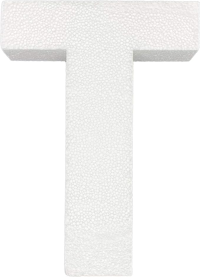 12 Inch Smooth Foam Letters by Crafts+Central