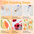Mandun 3 Pack Paint by Numbers Kit - Image 7
