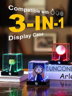 JupDec Cordless LED Golf Ball Display Case, Autograph Cube Showcase - Image 6
