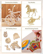 12 Pack Basswood Sheets for Crafts-12 x 12 x 1/8 Inch- 3mm Thick Plywood Sheets - Image 5