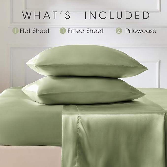 FreshCulture Satin Sheets King Size - Image 3