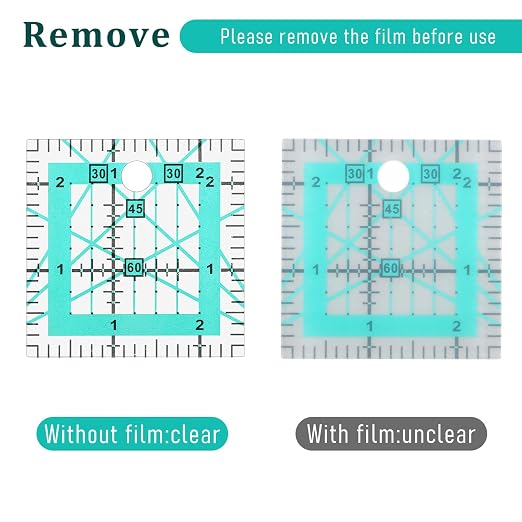 Quilting Rulers, 5 Square Quilting Templates - Image 3