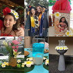 Pursuestar 100Pcs Mixed Colors Foam Hawaiian Frangipani Artificial Plumeria - Image 7