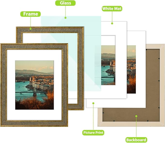 Golden State Art, 11X14 Ornate Finish Photo Frame - Image 3