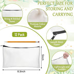 Legigo Blank Canvas Bag Zipper Pouch Makeup Bags Bulk - Image 2