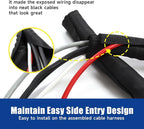 Automotive Wire Sheathing Split Wire Loom Braided Mesh Woven Cable Sleeve - Image 2
