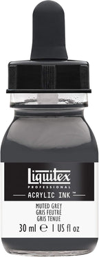 Liquitex Professional Acrylic Ink, 1-oz Jar, Muted Grey by Liquitex