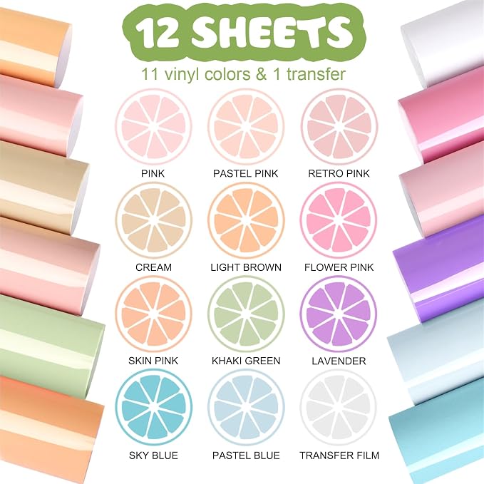 WRAPXPERT Boho Color Permanent Vinyl Sheets - Image 5