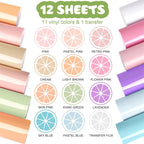 WRAPXPERT Boho Color Permanent Vinyl Sheets - Image 5