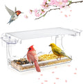 SUNALLY Window Bird Feeder for Outdoors, Outside Hummingbird, Finch Bird by SUNALLY