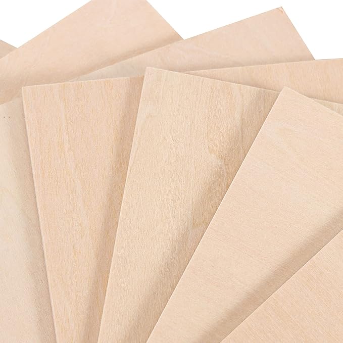 HOIGON 120 PCS 3 x 3 Inch Unfinished Wooden Squares Pieces, Natural Blank Wood - Image 4