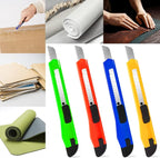 8 Pack Box Cutter Utility Knife, 9mm Snap-off Box Cutter Retractable - Image 5