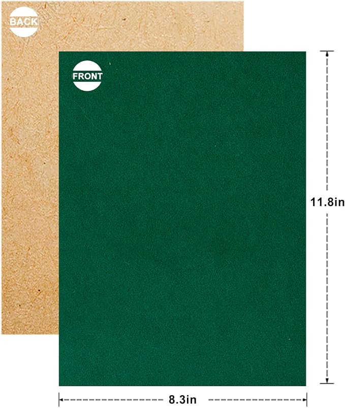Mesheshe 10PCS Self Adhesive Felt, DIY Self Adhesive Fabric - Image 3