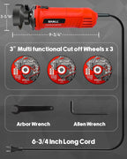 SHALL 3 Inch High-Speed Cut Off Tool, 3.5 Amp Metal Cutter Tool - Image 9