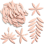 Yoption Petal Mosaic Tiles for Crafts, 200g Flower Leaf Ceramic Tiles Pieces by Yoption