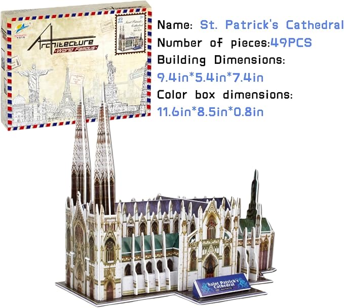 Architecture World Famous of 3D Puzzle.Build Your Own Collection of 17 Global - Image 5