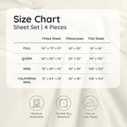 Bambaw 100% Viscose Derived from Bamboo Sheets Full Size Set – 4pcs Cooling - Image 8