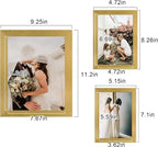 LUCKYLIFE Picture Frames Collage Wall Decor 10-Pack, Gallery Wall Frame Set - Image 2