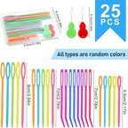 Bupete 25 Pcs Yarn Needles Set, Tapestry Needle, Crochet Needle - Image 2