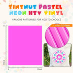 Tintnut Light Purple Neon Heat Transfer Vinyl, easy cut & weed, stretch washable - Image 4