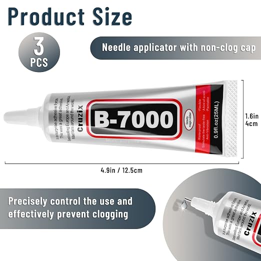 B-7000 Craft Glue for Jewelry Making, Clothes Shoes, Jewelry Making, Cell Phones - Image 7