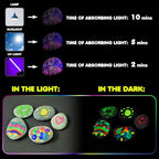 Roizefar Glow in the Dark Paint, 21 Colors 3D Permanent Acrylic Fabric Paints - Image 5