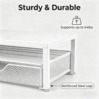 Spacrea Desk Organizer and Accessories, Computer Monitor Stand Riser - Image 4