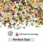 YISZM 2LB Succulent and Cactus Colorful Pebbles, 3/8 Inch Pebbles - Image 4