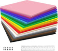 Foam Sheets 90 Pack, 8 x 8 Inch, 15 Assorted Colors, 1mm Thick EVA Foam Paper by Conchpeopleforoutdoorsports