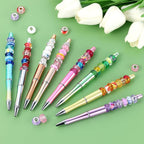240 Pcs Large Hole Beads, Funtopia 40 Grids Rainbow European Beads - Image 4