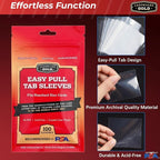 Cardboard Gold 2-Mil Tabbed Sleeves - Image 2