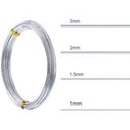 TecUnite Aluminum Craft Wire for Sculpting Armature Bendable Craft Wire for DIY - Image 3