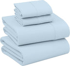 RUVANTI 100% Cotton Sheets – King Size Percale Bedding, Cooling & Breathable by Ruvanti