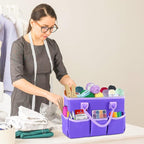 ZKOO Craft Organizer Tote Bag, Portable Art Supply Storage Caddy - Image 7